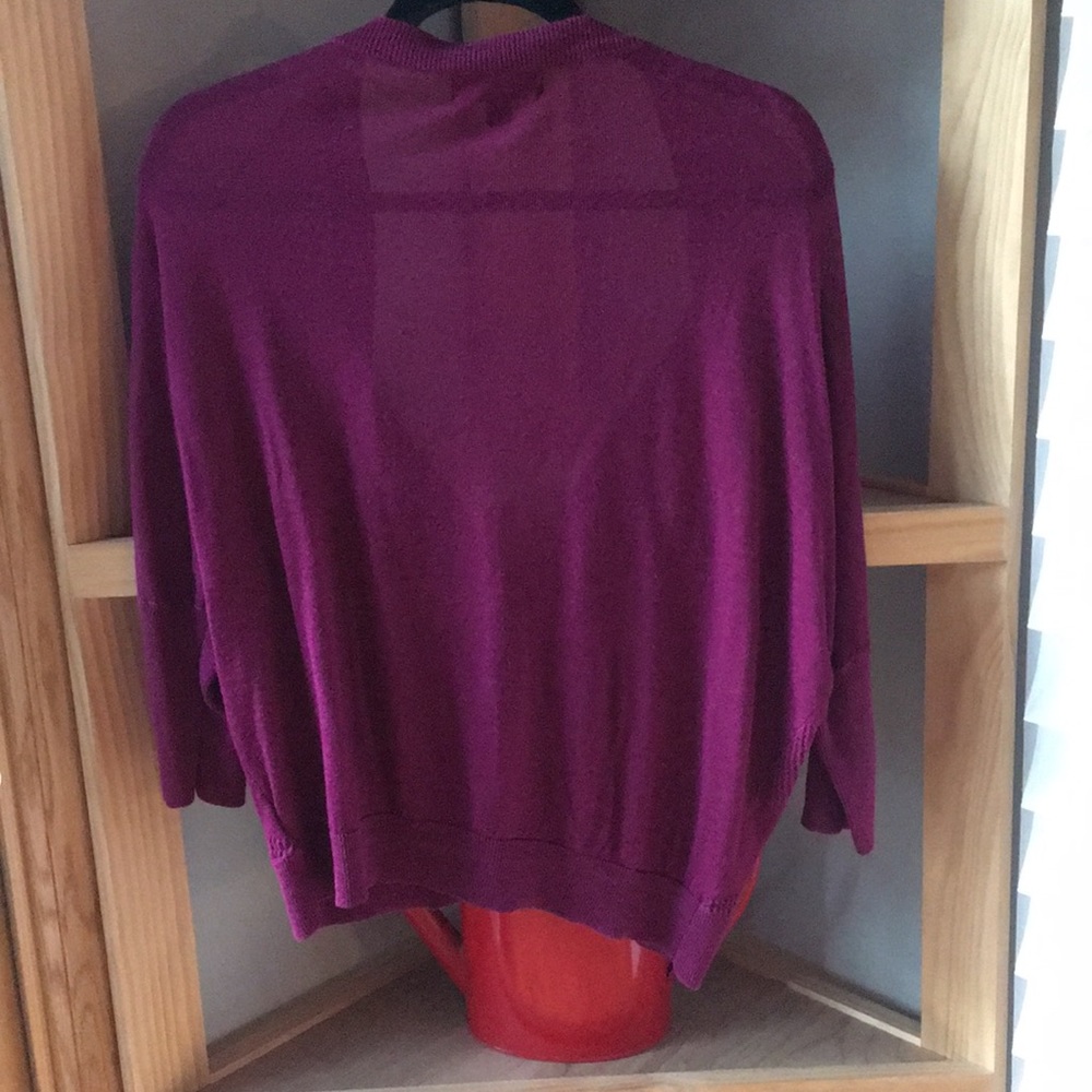 **ANY 2/$20** Raspberry cardigan - Picture 6 of 6